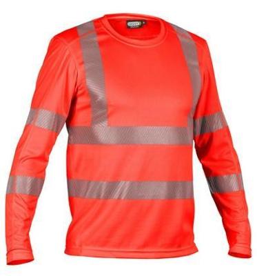 DASSY hogezichtbaarheid t-shirt carterville rood l