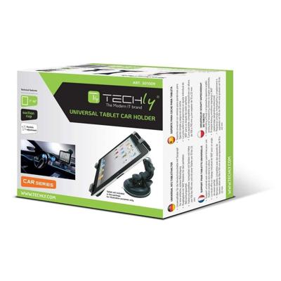 Techly I-TABLET-VENT GPS-houder Auto Passief Zwart