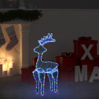 VidaXL Kerstversiering rendier met mesh 306 led&apos;s 60x24x89 cm - thumbnail