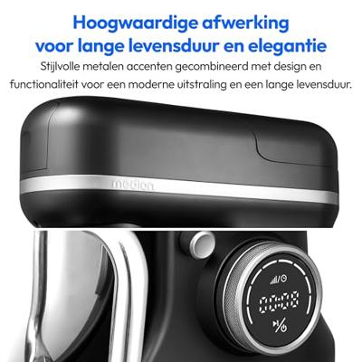 Voedselverwerker Medion MD18430 Zwart 1200 W 5 L