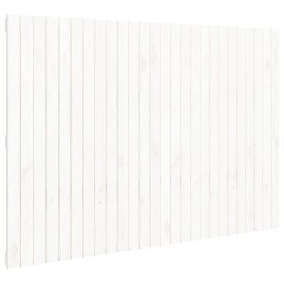 Wandhoofdbord 166x3x110 cm massief grenenhout wit