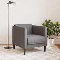 Fauteuil stof taupe - thumbnail