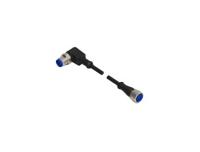 TE Connectivity 2273120-4 Sensor/actuator connector, geassembleerd M12 Aantal polen (sensoren): 3 Stekker, haaks, Bus, recht 1.50 m 1 stuk(s) - thumbnail
