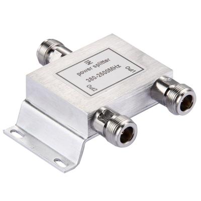 380-2500MHz N vrouwelijke Adapter 2-weg Power Splitter