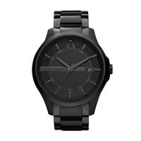 Armani Exchange horlogeband AX2104 Roestvrij staal (RVS) Zwart 22mm - thumbnail