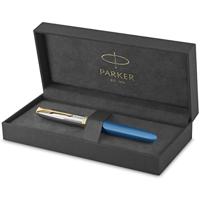 Parker 51 Premium vulpen fijn, turkoois GT - thumbnail