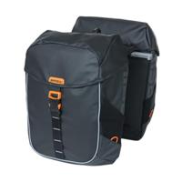 Basil miles tarpaulin mik - dubbele fietstas, zwart, waterdicht, 34 liter - thumbnail