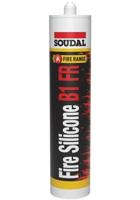 Soudal fire silicone b1 fr | brandwerende siliconenkit | grijs | 300 ml - 147412 - thumbnail