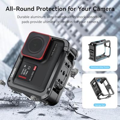 Ulanzi IN-02 metalen cage voor Insta360 Ace en Ace Pro actiecamera's