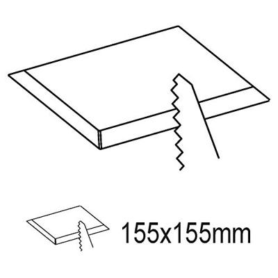 Eglo Vierkante inbouwspot Fueva 5 10,5w - 4000K 16cm zwart 99188
