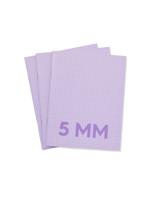 HEMA Schriften lila A5 geruit 5mm - 3 stuks - thumbnail