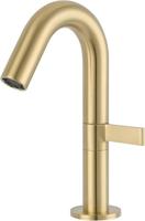 Ben Anello fonteinkraan met hendel rechts geborsteld messing - thumbnail