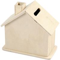 Creativ Company Houten spaarpot huis - thumbnail