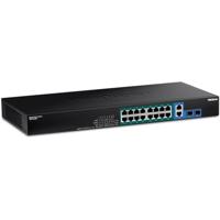 TRENDnet PoE+ Switch 8-Port Gigabit PoE Switch Rack monteerbaar, tot 30 W per poort met 105 W totaal vermogen, 440 W. 18-Port Mixed - thumbnail