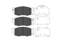 Remblokken set KBP3022 - thumbnail