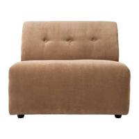 HKliving Vint bank middle Corduroy Rib Brown - thumbnail