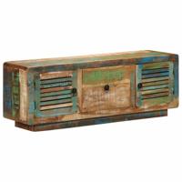 Tv-meubel 110x30x40 cm massief gerecycled hout - thumbnail