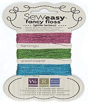 We R Makers • sew easy fancy floss glitter tertiary