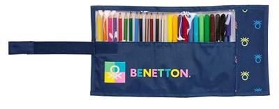 Pennenzak Benetton Cool Marineblauw 7 x 20 x 7 cm Furling 27 Onderdelen