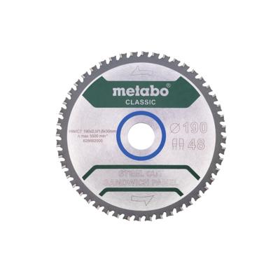 Metabo 628682000 Cirkelzaagblad 190 x 30 mm Aantal tanden: 48 1 stuk(s)