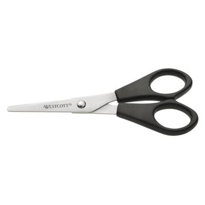 Westcott Schaar buro 130mm rvs met kunststof grip