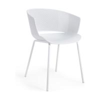 Kave Home Tuinstoel 'Yeray' kleur Wit - thumbnail