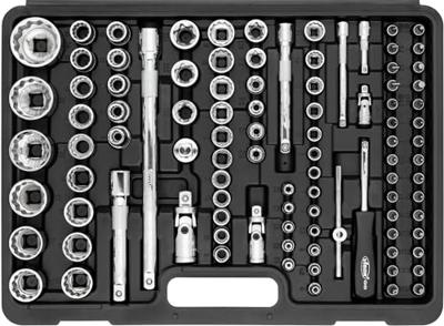 Vigor V5461 Dopsleutel-bitinzetset 1/2, 1/4, 3/8 133-delig