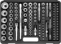 Vigor V5461 Dopsleutel-bitinzetset 1/2, 1/4, 3/8 133-delig - thumbnail
