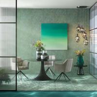 Kare Eettafel Grande Possibilita Black Bubble 150cm - thumbnail