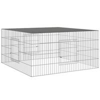 Konijnenkooi 110x110x55 cm gegalvaniseerd ijzer - thumbnail
