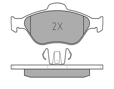 Remblokkenset, schijfrem 0252360418PD