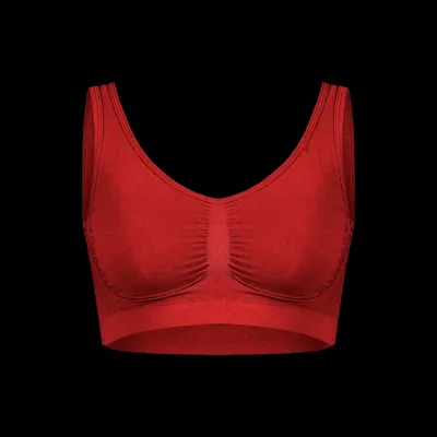 Gianvaglia naadloze comfort top /BH - Microfiber Bh topje - naadloze bralette - M - Rood - M - M - M - M - M - M - M - M - M - M - M - M