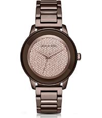 Horlogeband Michael Kors MK6245 Staal Bruin 20mm Horlogeband Michael Kors MK6245 Staal Bruin 20mm