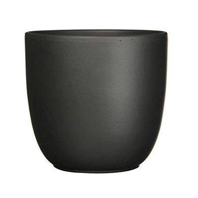 Bloempot Pot rond es/10.5 tusca 11 x 12 cm zwart mat Mica - Mica decorations Bloempot Pot rond es/10.5 tusca 11 x 12 cm zwart mat Mica - Mica decorations