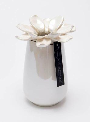 Madelief Vaas porselein 11x17cm wit Madelief Vaas porselein 11x17cm wit