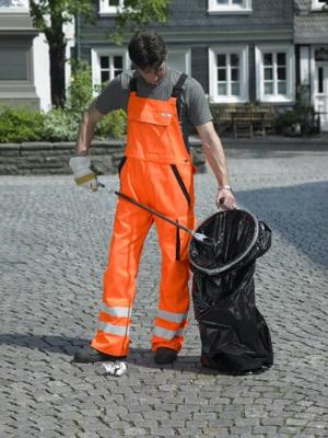 Afvalzakhouder-ring voor kantonnier, diameter 40 cm, verzinkt Afvalzakhouder-ring voor kantonnier, diameter 40 cm, verzinkt