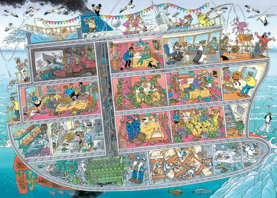 Jumbo Jan van haasteren legpuzzel - cruiseschip, 1000st. - thumbnail