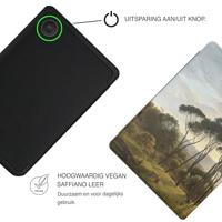 Lunso Kobo Clara BW / Clara Colour hoesje (6 inch) - Vegan Saffiano Leren Sleep Cover - Italian Landscape - thumbnail