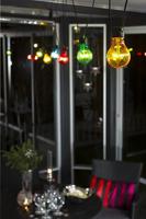 KonstSmide 1mPartylight lichtsnoer met 10 gekleurde lichtbronnen - 2396-500 - thumbnail