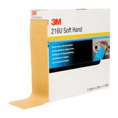 3M™ Soft handvellen op rol - 216U Precut - 114mmx25m - P180 - 50331
