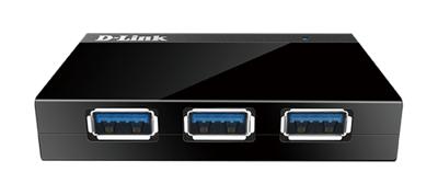 D-Link DUB-1340/E DUB-1340/E USB-hub 4 poorten USB-A USB 3.0 5 GBit/s Zwart
