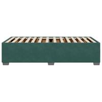 Bedframe zonder matras 80x200 cm fluweel donkergroen - thumbnail