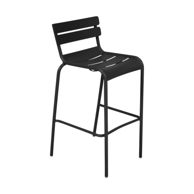 Fermob Luxembourg barkruk H80 Liquorice