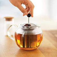 bodum ASSAM F/INOX 0.5 Liter Theekoker Transparant, Zwart - thumbnail