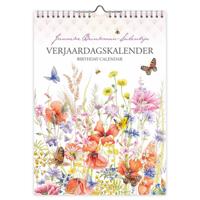Verjaardagskalender Klaproos met vlinder - thumbnail