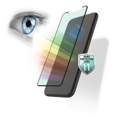 Hama 3D-full-screen-beschermglas Anti-Bluelight + Antibact. IPhone 13 Mini