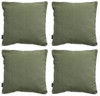 Sierkussen 45x45 piping Panama groen (4 stuks) Madison - Madison - thumbnail