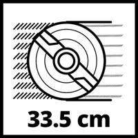 Einhell RASARRO 36/34 (2x3,0Ah) Power X-Change Accu-grasmaaier Accu In hoogte verstelbare greep met klapfunctie, Incl. 2 accus, Incl. oplader, Instelbare - thumbnail