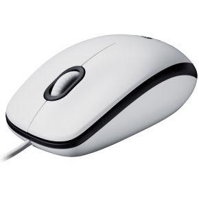 Logitech M100 Muis Kabelgebonden Optisch Wit 3 Toetsen 1000 dpi Logitech M100 Muis Kabelgebonden Optisch Wit 3 Toetsen 1000 dpi