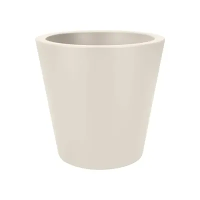 Pot pure straight d50cm linnen wit